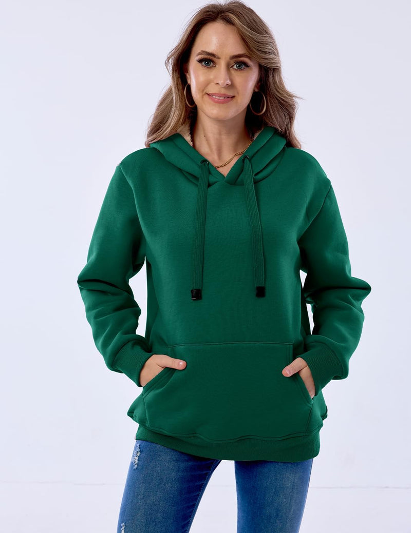Women's Casual Fleece-Lined Hoodie - Lilly