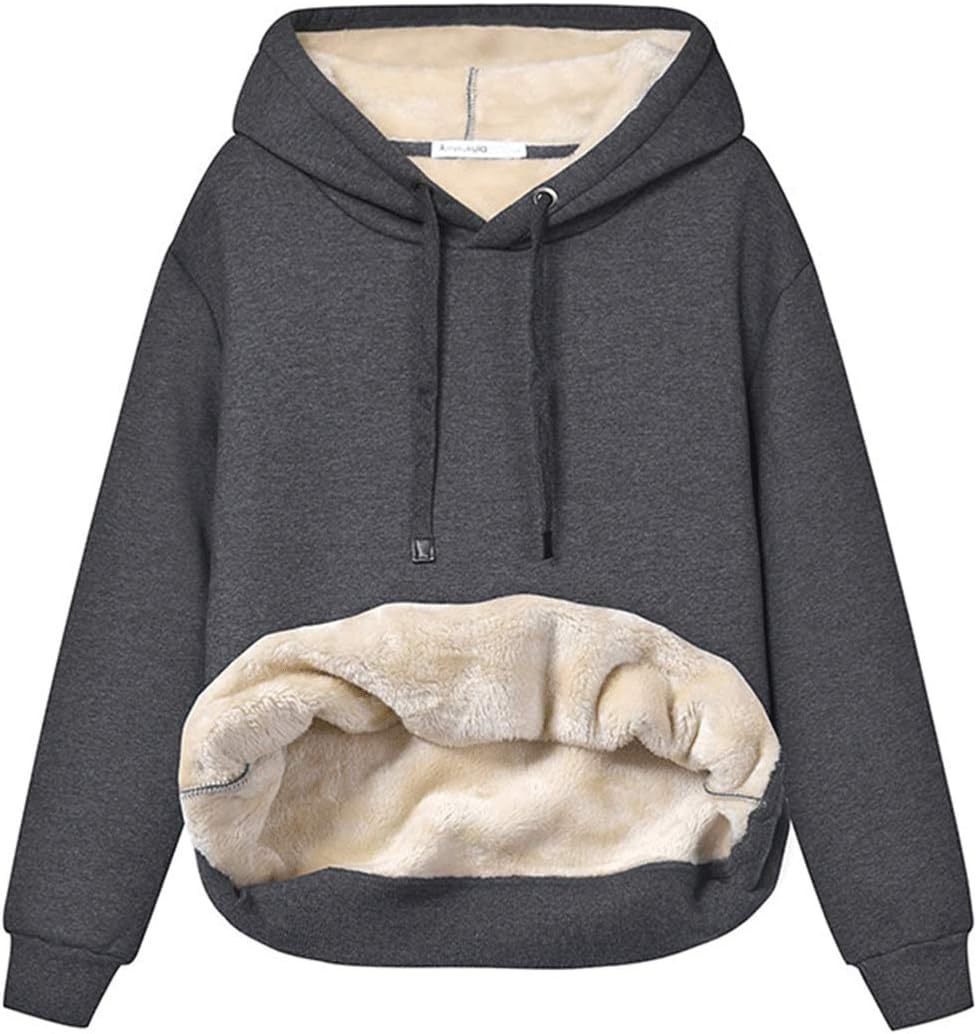 Women's Casual Fleece-Lined Hoodie - Lilly