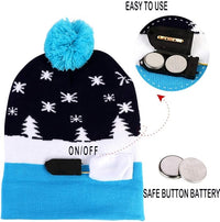 Verlichte Kerst Beanie - GlowDeer