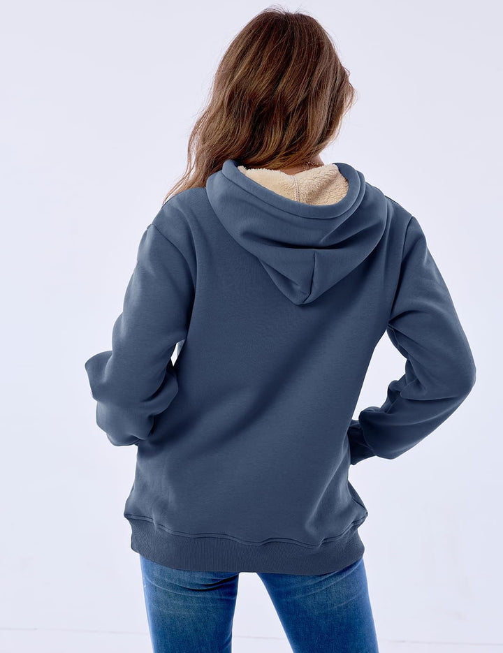 Women's Casual Fleece-Lined Hoodie - Lilly