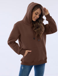 Women's Casual Fleece-Lined Hoodie - Lilly