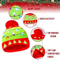 Christmas LED Beanie & Socks Set - GlowWear