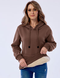 Women's Casual Fleece-Lined Hoodie - Lilly