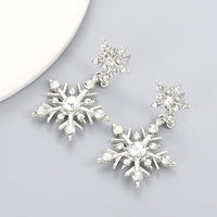 Winter Snowflake Earrings - FrostFlare