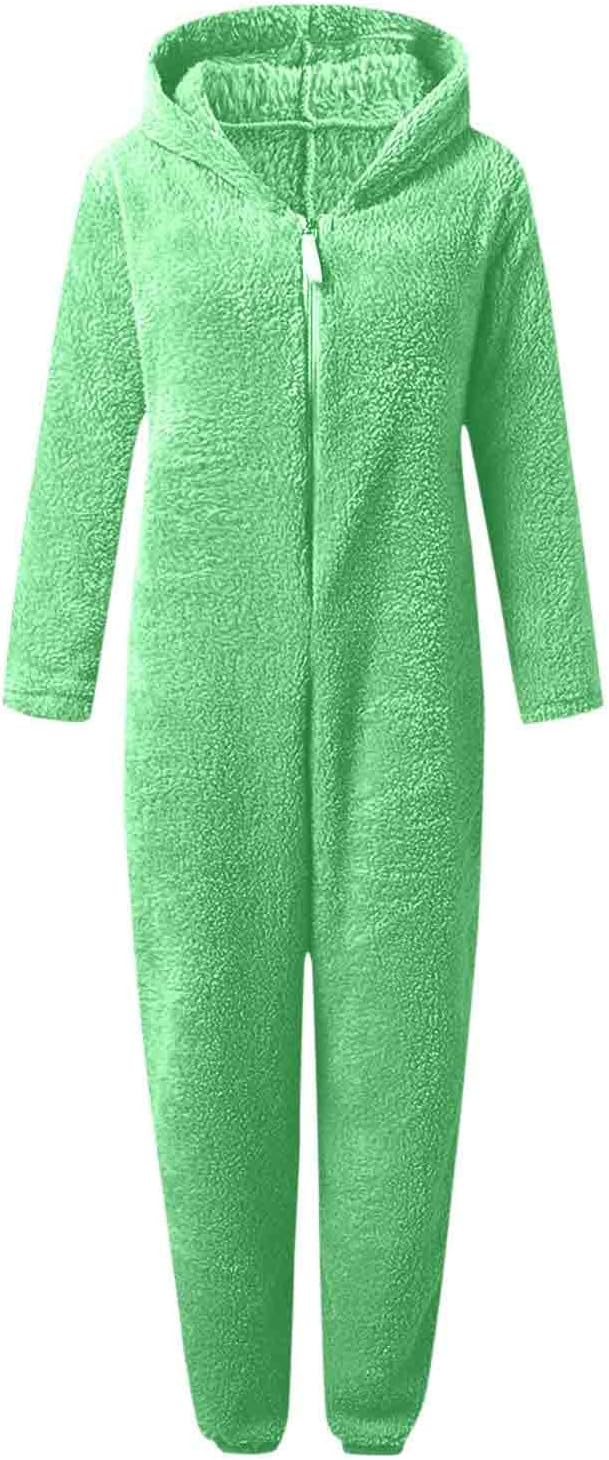 Sherpa Fuzzy Onesie with Hood - CozyCat