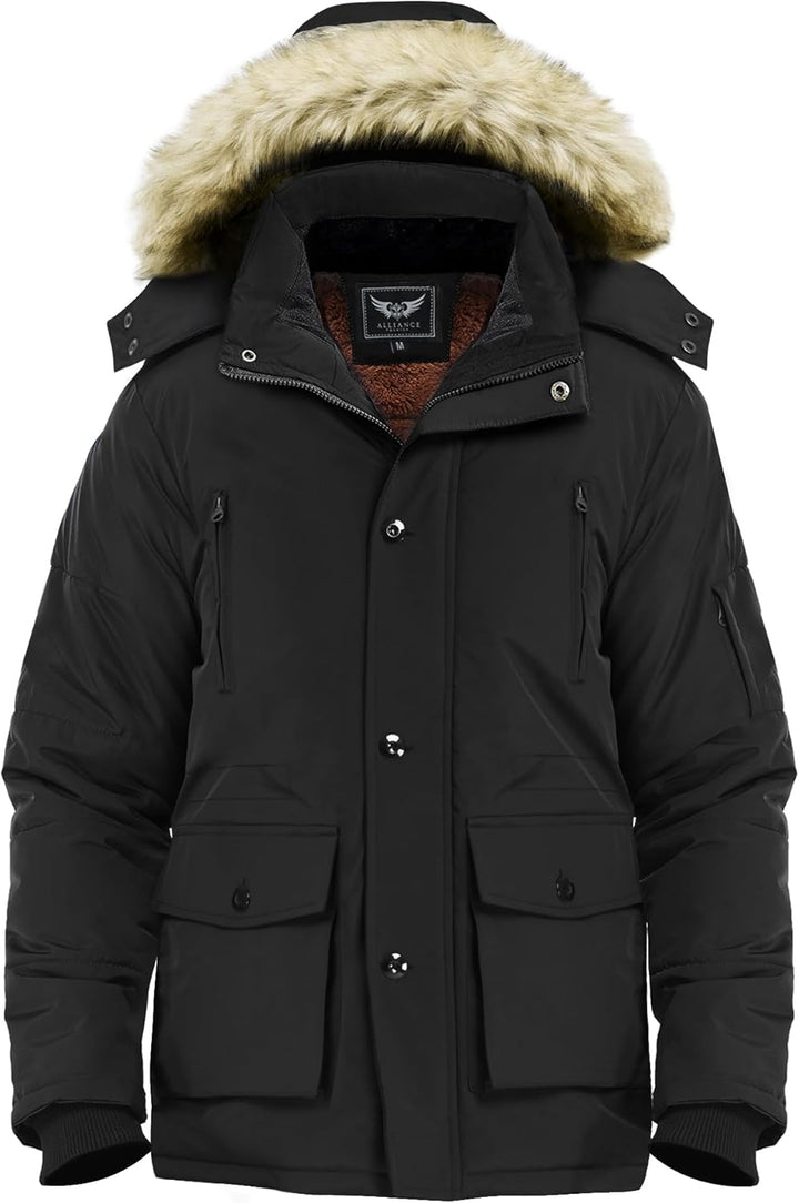 Winterjas met Afneembare Capuchon voor Heren - Gabriel