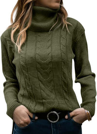 Stylish Knitted Women's Turtleneck - Denise