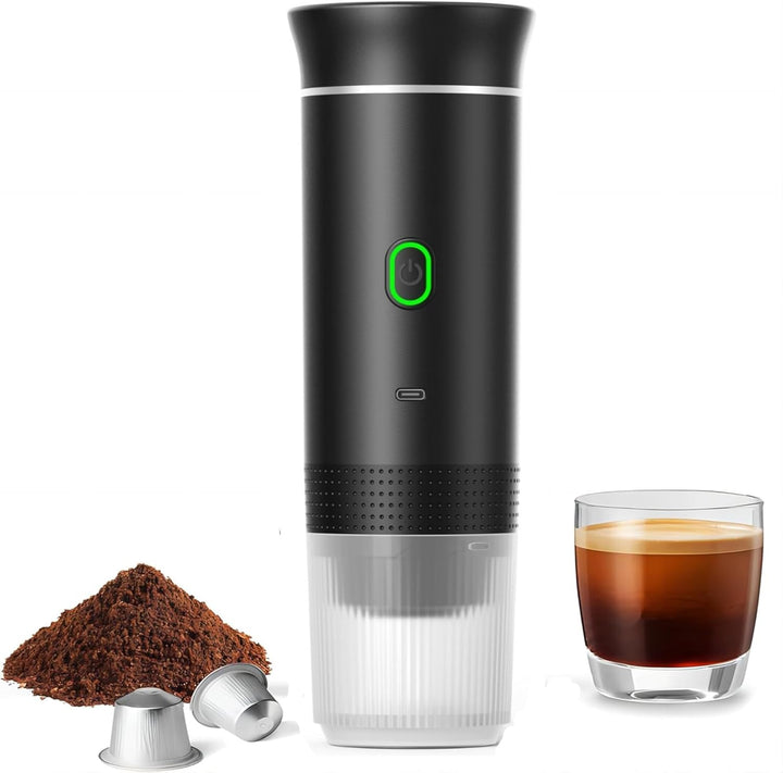 Cafetera espresso portátil 3 en 1 con batería recargable – Raverno