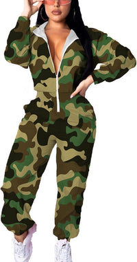 Retro Women's Windbreaker Jumpsuit - Elodie