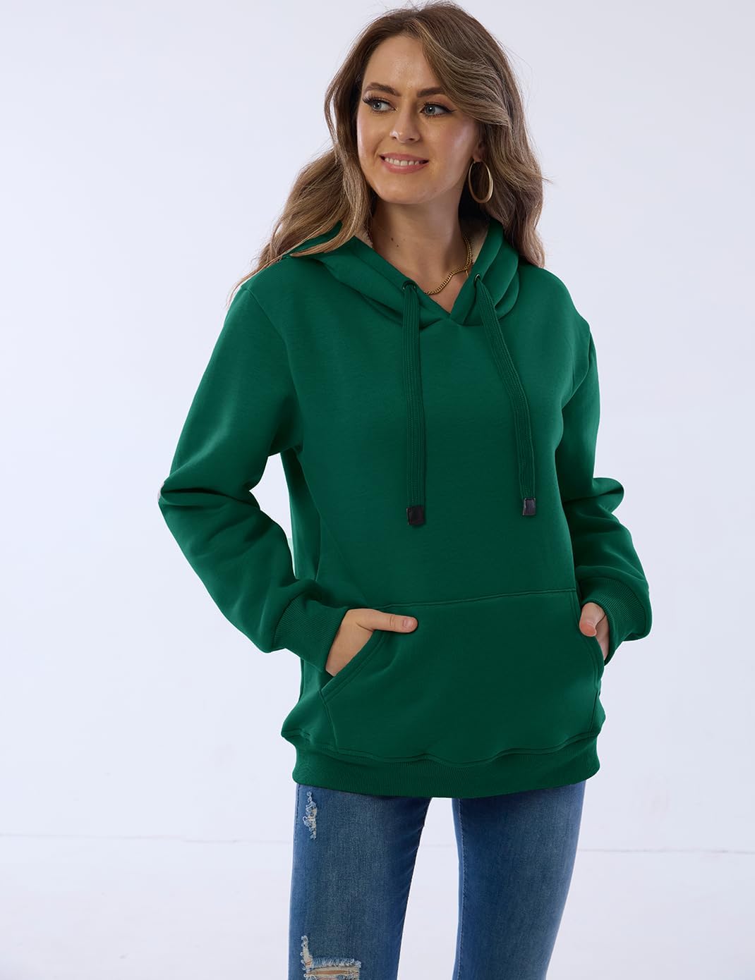 Women's Casual Fleece-Lined Hoodie - Lilly