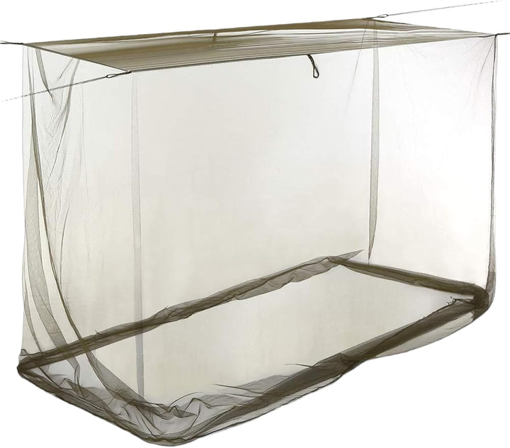 Toldo rectangular de malla antimosquitos de madera para exterior - Ventora