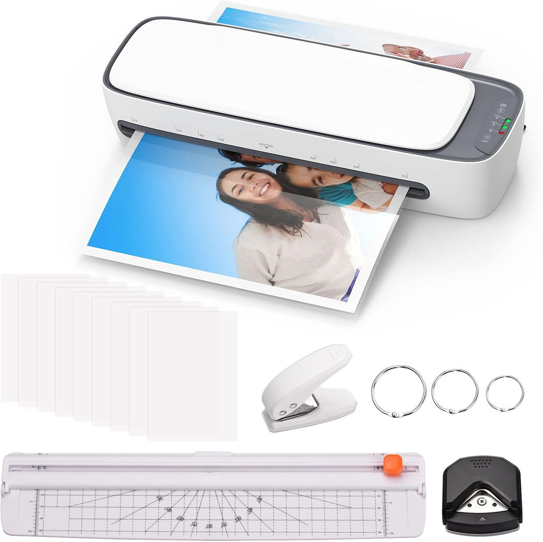 A3 Desktop Laminator Set with Hot & Cold Mode and 6-in-1 Functions – Lexaro