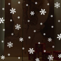 Snowflake Christmas Window Stickers - WinterGlow