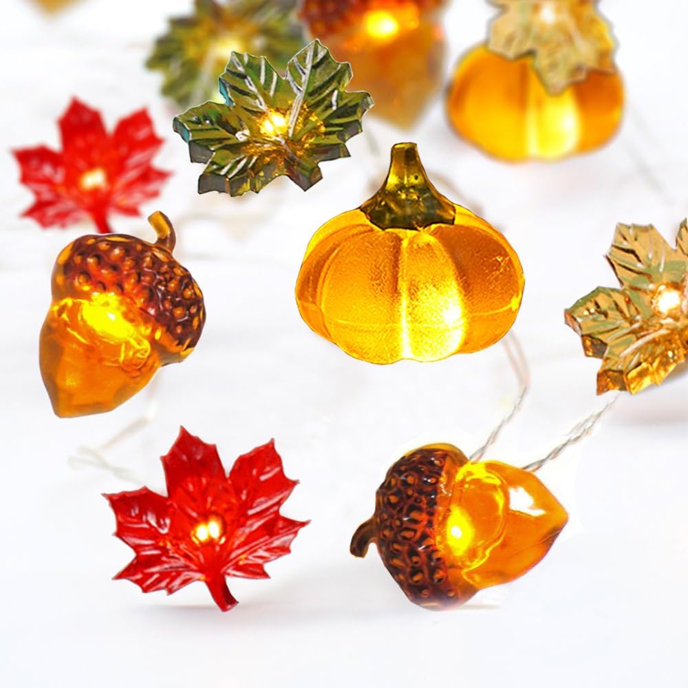 3D Eikel Herfst Lichtsllinger (3 m) - HarvestGlow