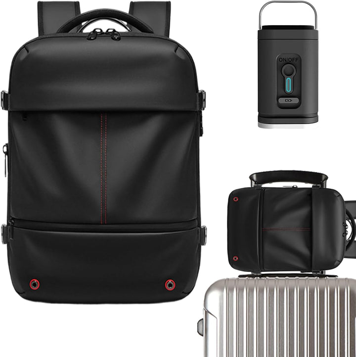 Mochila de viaje expandible e impermeable con compresión al vacío – Arvid