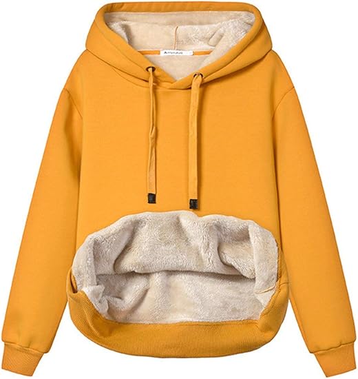Women's Casual Fleece-Lined Hoodie - Lilly