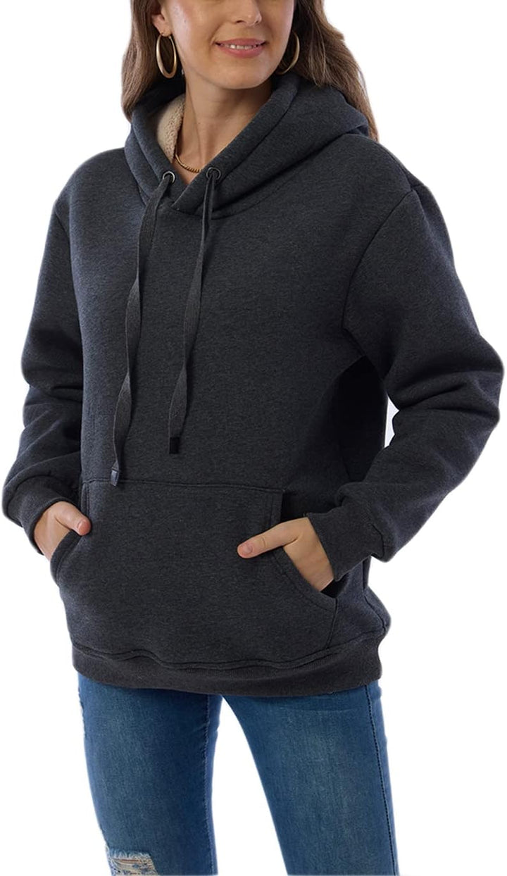 Women's Casual Fleece-Lined Hoodie - Lilly
