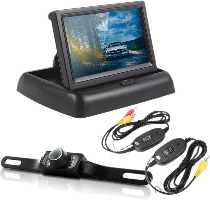 Cámara de marcha atrás inalámbrica con monitor LCD de 4,3" (10,9 cm) – ParkSafe