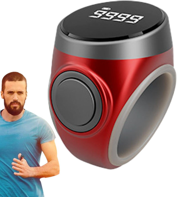 Anillo contador digital recargable de 4 dígitos para dedo – Calmero