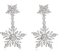 Winter Snowflake Earrings - FrostFlare