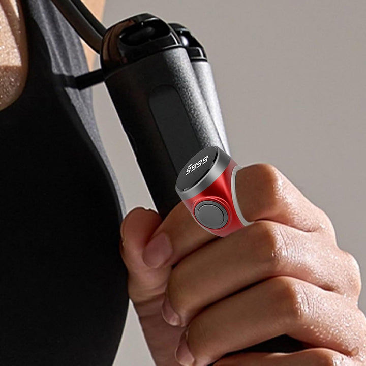 Anillo contador digital recargable de 4 dígitos para dedo – Calmero