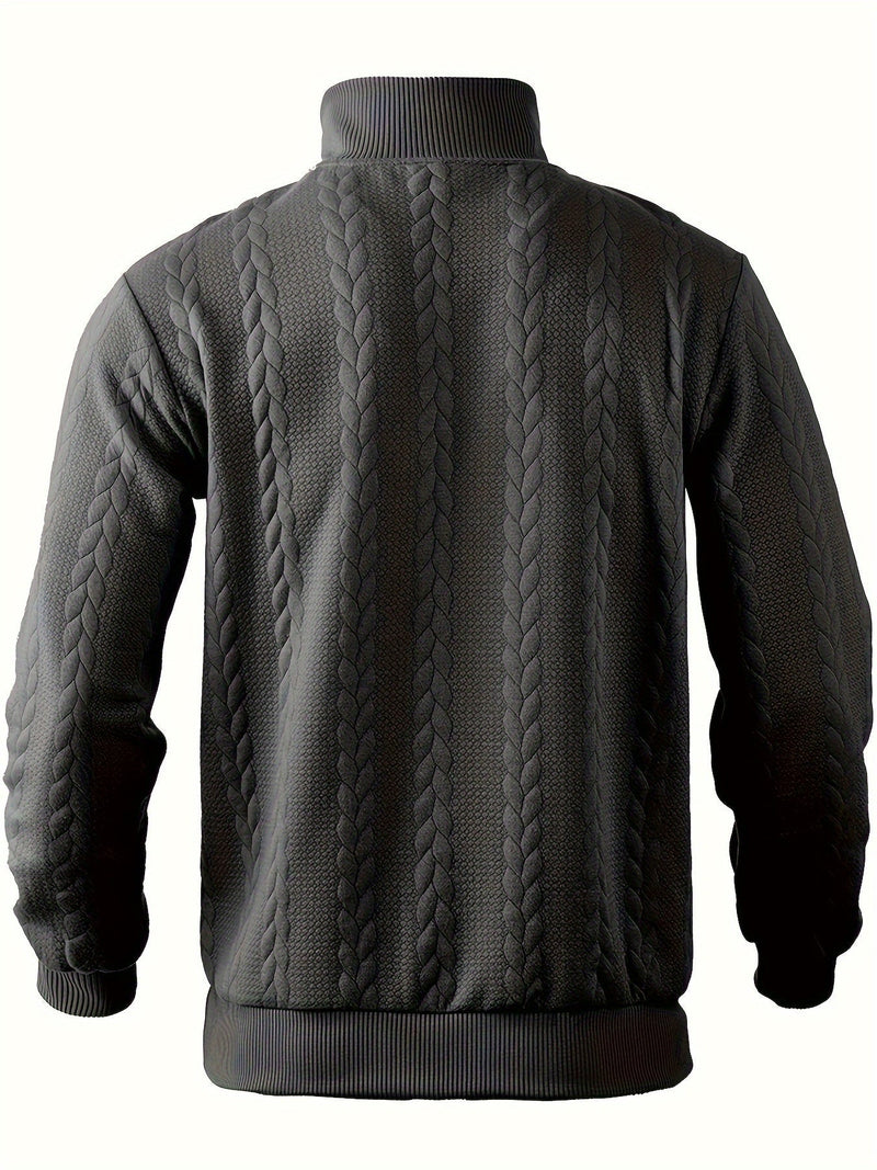 Vintage Men's Zip-Up Sweater - Victor