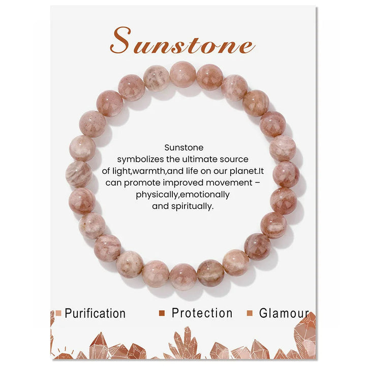 Natural Crystal Healing Energy Bracelet - Aria