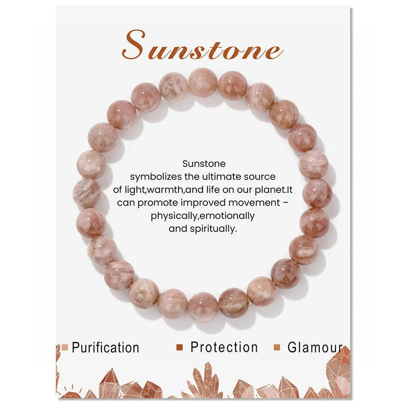 Natural Crystal Healing Energy Bracelet - Aria