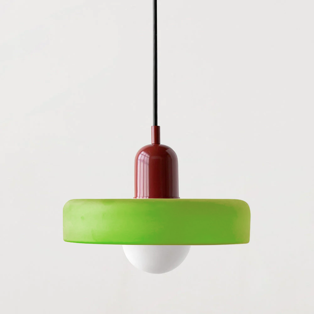 Colored Glass Pendant Lamp - BauLume