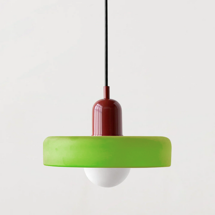 Colored Glass Pendant Lamp - BauLume