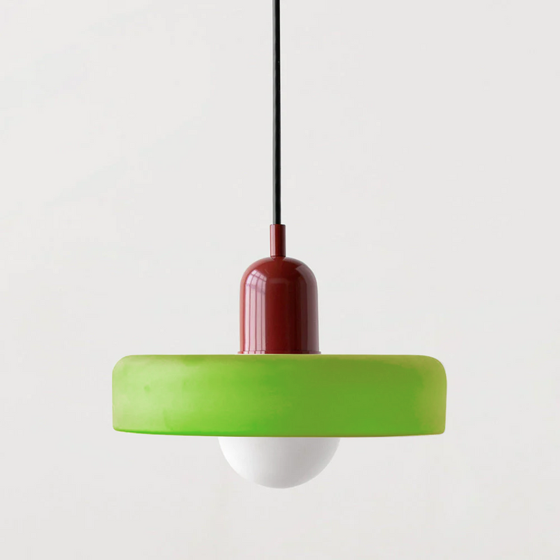 Colored Glass Pendant Lamp - BauLume
