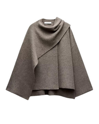 Stylish Women's Winter Poncho - Ella