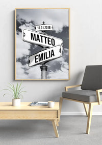 Street Painter Poster for Couples