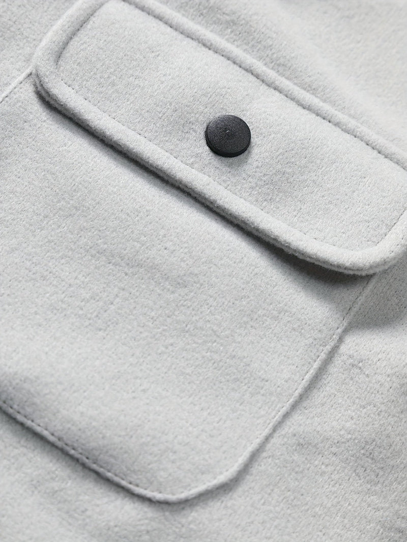 Casual Men’s Jacket with Flap Pockets - Ruben