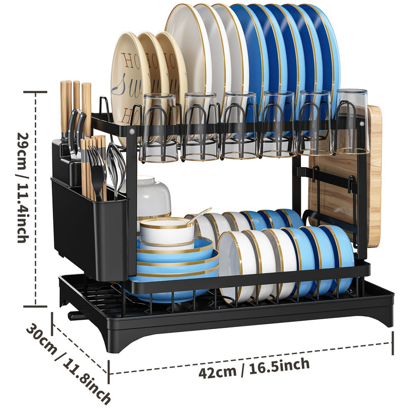 Stainless Steel Kitchen Dish Rack - Livano