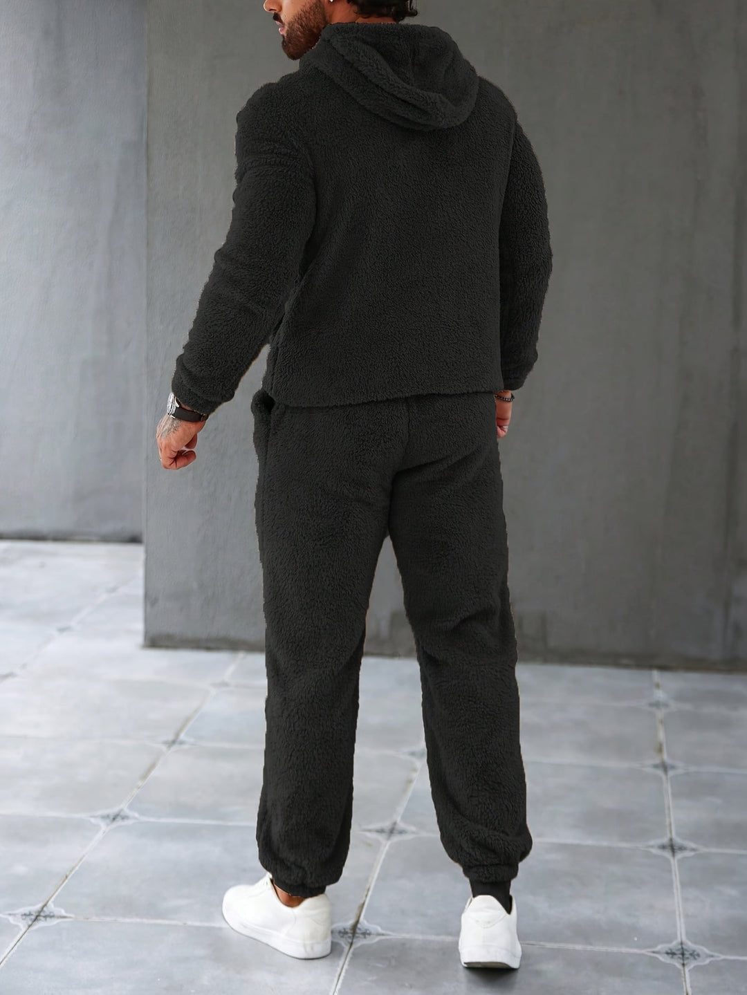 Fuzzy Fleece Two-Piece Outfit Set - Logan