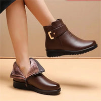 Orthopedic Leather Women's Boots - Ella
