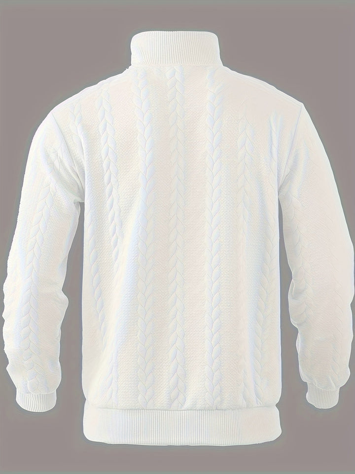Vintage Men's Zip-Up Sweater - Victor