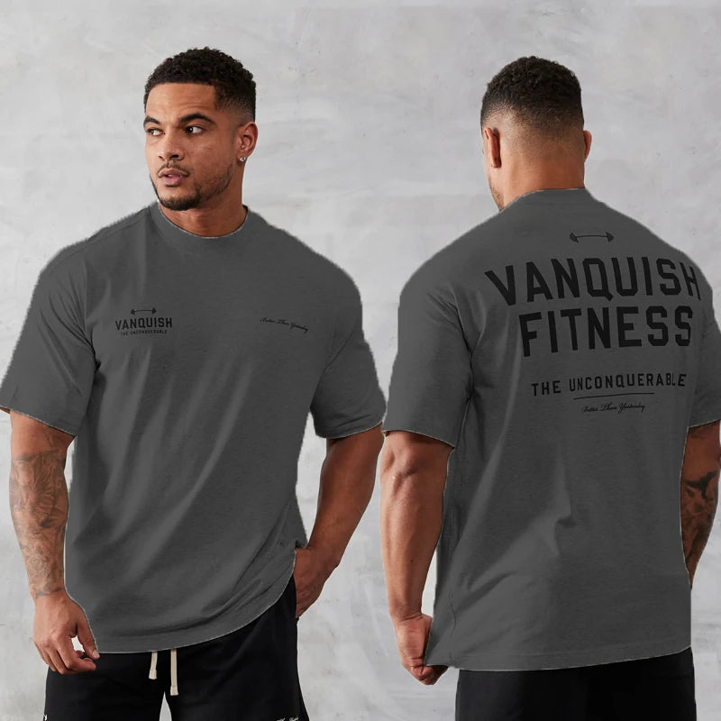 Sammy Jackson™ Oversized Fitness Shirt | Plus size training shirt