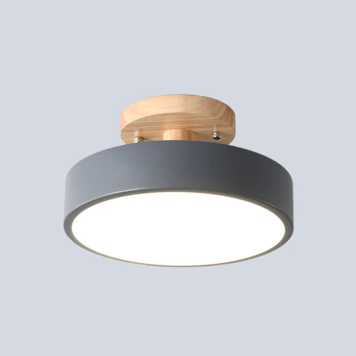 Skandynawska lampa sufitowa LED - NordWood
