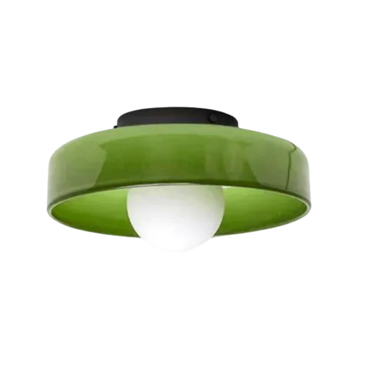 Ronde Plafondlamp met Stijlvolle Functionaliteit - LumiSphere