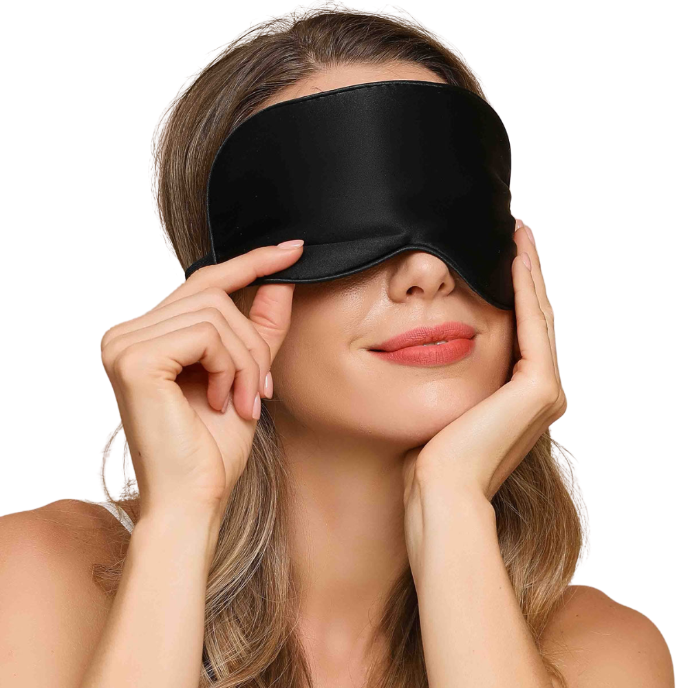 Luxury Pure Mulberry Silk Sleep Mask - LunaPure