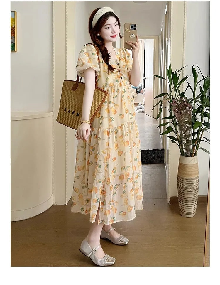 Sammy Jackson™ Annelie Maternity Dress | Floral & Stylish