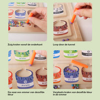 Magnetic Learning Maze for Color and Number Recognition - MazeMagic