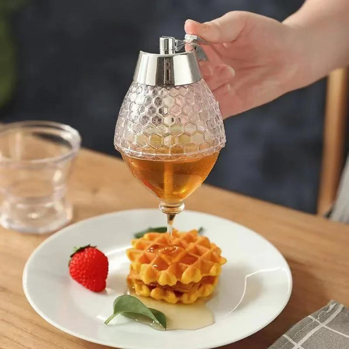 Stylish and Handy Honey Dispenser - HoneySaver