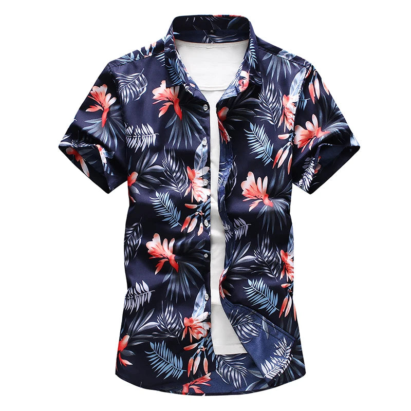 Sammy Jackson™ Derk Plus Size Shirt | Summery & Cheerful