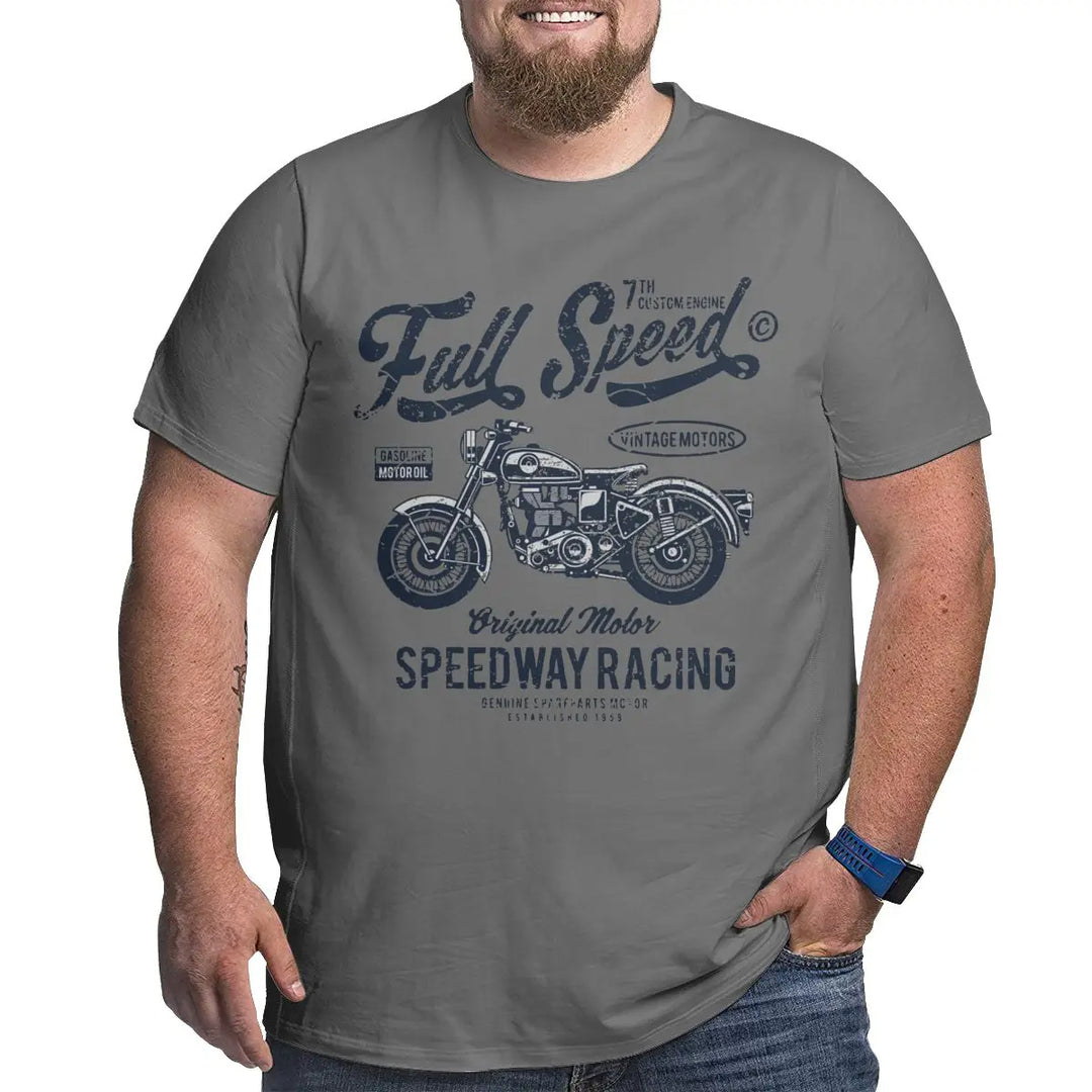 Sammy Jackson™ Full Throttle Motorshirt | Koszulka vintage w rozmiarze plus