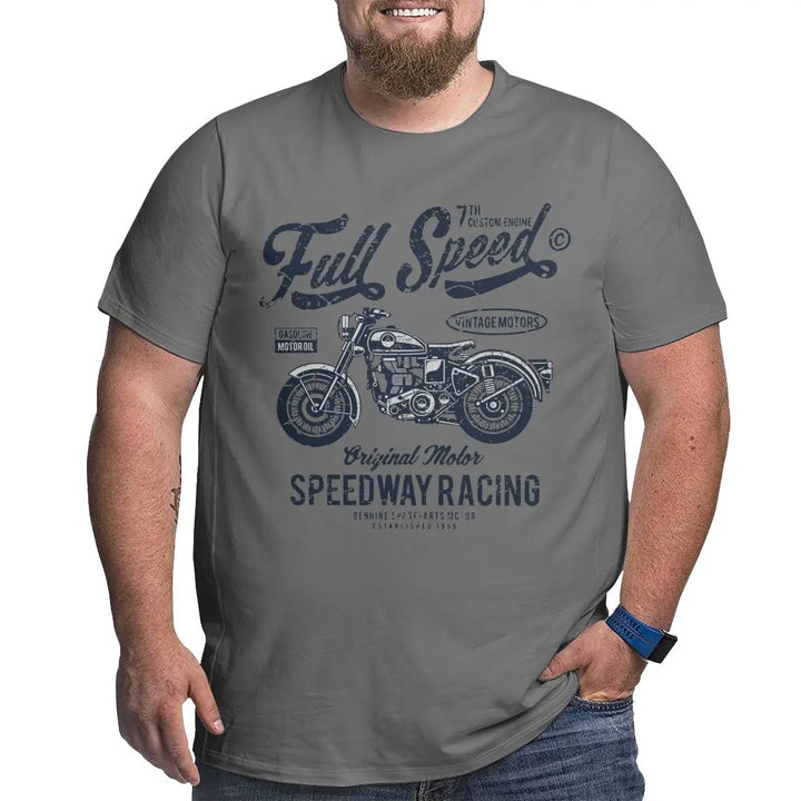 Sammy Jackson™ Full Throttle Motorshirt | Koszulka vintage w rozmiarze plus