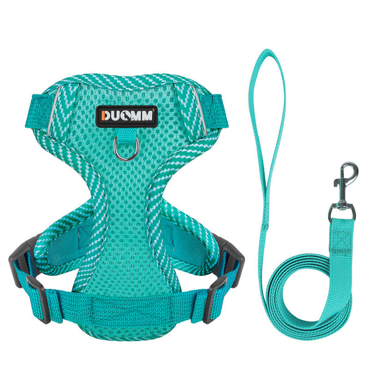 Reflecterende Tuig en Riem Set voor Kleine Honden - AirFlex