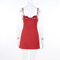 Sammy Jackson™ Rika Mini-Sukienka | Stylowa i Czerwona